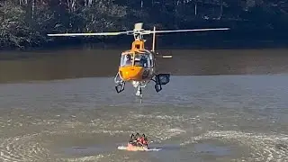 VDOF H125 getting water for the Quaker Run Wildfire