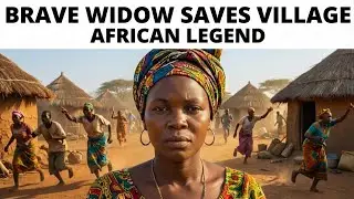 POOR WIDOW'S BRAVENESS SAVES HER VILLAGE FROM THE EVIL DRUMS 😱| Amazing African Folktales