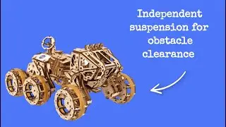 UGears Manned Mars Rover Wooden Model Kit