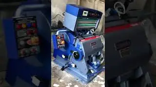 Die Punching Machine Size 25&rdquo;X35&rdquo;With Double Step hot Foil Attachment M.No.9814549207, 79-73384991