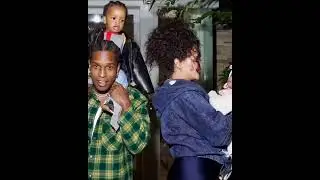 Новогодний момент Рианны и A$AP Rocky с детьми стал вирусным.
