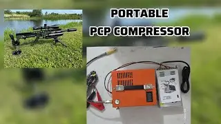 Portable pcp air gun Compresure/two option AC/DC/ manual used