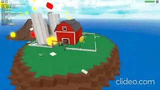моё первое видео|играю в Roblox режим:Natural Disasters Survival