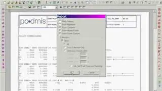 PC-DMIS: Short video showing how to switch between old style text report and new style