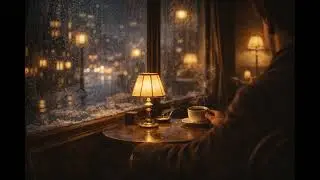Midnight Cafe | Timeless 1930s-1940s Instrumental Jazz and Fireplace Sounds