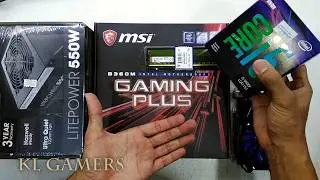 Upgrade from AMD to intel Core i5 9400F msi B360M GAMING PLUS Thermaltake 550W LITE