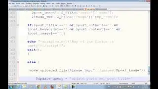 Complete Website CMS in PHP MySQL