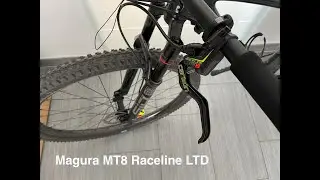 Magura MT8 Raceline LTD on Bike mounted