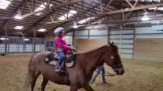 Eva Horse Riding Lesson #3