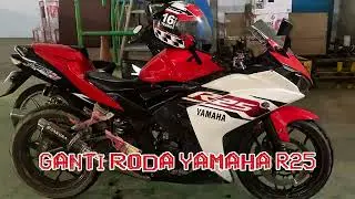 Ganti ban lama Yamaha R25