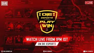 DPW PRO SCRIMS❤️ || ROAD TO ELITE WAR WEEK-20 PP 10000INR 🔥 || DIE ESPORTS BGMI LIVE #dieesports