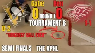 THE APHL - ROUND 1 - TOURNAMENT 6 - SEMI FINALS - Penguins VS Red Wings (Gabe VS Ben) - Always Puck