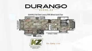 2022 KZ RV Durango Gold G383RLQ Fifth Wheel Quick Tour