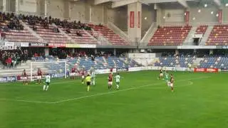 Gol de Baleato en el Pontevedra 4-2 Somozas