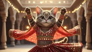 Cat Dancing in Traditional Dress Goes VIRAL! 😻 Funniest Cat Video Ever
