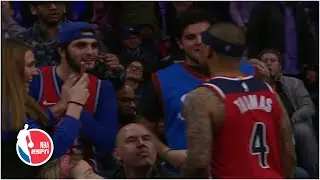 Isaiah Thomas ejected after confrontation with fans in Wizards vs. 76ers | NBA Sound