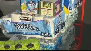 Worries over panic buying arise as some supply shelves at stores empty out