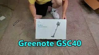 Распаковка и первое тестирование беспроводного пылесоса Greenote GSC40 #Greenote #Cordlessvacuumcleaner #GSC40