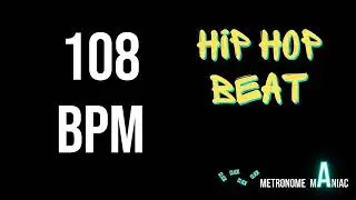 Drum loop - HIP HOP beat - 108 BPM