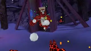 Having a snowball fight in the new Christmas update. (VIDEO COMING SOON)