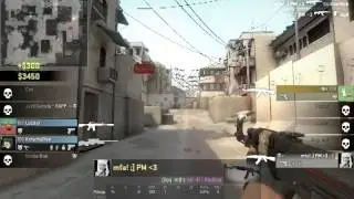CS:GO mfa! Ace with 5 hp de_dust2