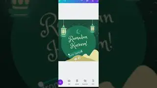 How to Design Ramadan Kareem Instagram post on Canva #shorts #youtubeshorts