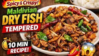 Maldivian Style Dry Fish Tempered Recipe | Easy Island Cooking