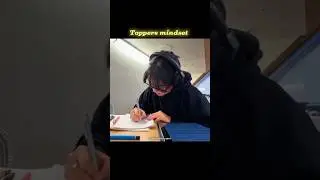 Topper Mindset🔥 study motivation #studymotivation #exam #discipline #studentlife #shorts
