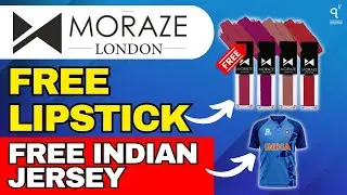 Moraze london free lipstick, Free shopping loot today, Icc world cup jersey free, loot offer today