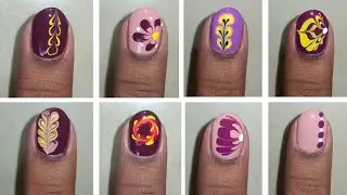 Easy nail art designs without tools at home || Easy nail art designs simple for beginners 