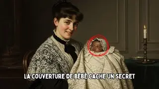 Une mere sourit avec son nouveau-ne (1892) - mais regardez: la couverture cache autre chose ce soir!