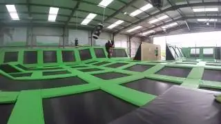 Mike & the squad goes to Hanger 5 Haverfordwest@hangarfive7568 opening #parkour #freerunning