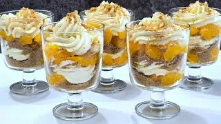 Weihnachtsdessert im Glas, einfach und schnell in 10 Minuten 😋