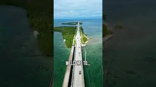 This is the historic 7-Mile Bridge, a must-see destination in Florida Keys.