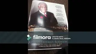 Eulogy for Freeman Joseph Robinson by H. Clay Williams