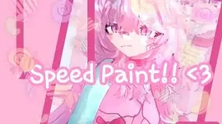 Candy girl drawing speed paint! || candy girl art ||