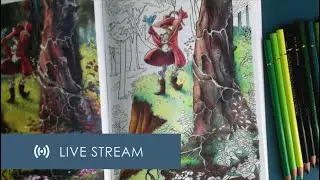(4/7) Disney Sleeping Beauty Coloring | Livestream