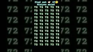 Find (27) #iqtest #viral #trending #youtubeshorts #500k #shortsfeed #iqtes