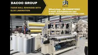 Maxi Jumbo Roll Toilet Paper Roll JRT Kitchen Towel Roll Rewinder with Glue Lamination