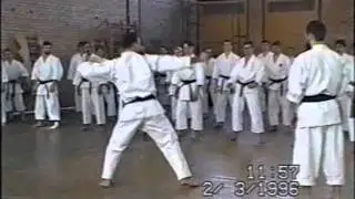 Shotokan Ryu Kase Hа - Mirce Opeloski, seminar 1 part (Russia,Moscow,March 1996).mpg