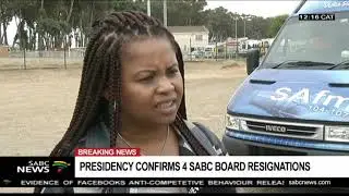 BREAKING NEWS: Presidency confirms 4 SABC board members resignations