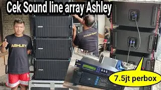 Review / Unboxing / dan Cek sound Line array Ashley DS112 single 12inchi