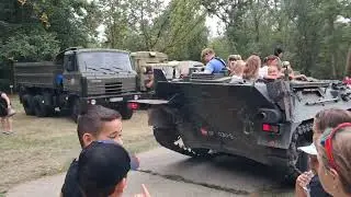 Gajary. Hranica 2025. Saurer 4K 4FA. Historick&aacute; vojensk&aacute; technika. 7.