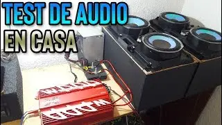 Amplificador de auto con Bocinas de Estereo de Casa
