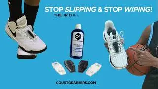💥Stop SLIPPING on the court and WIPING your shoes, just Swipe, Squeak, and Win with Court Grabbers!💥