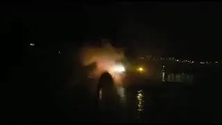 Požar na jedrilici, Palmižana, 28.9.2017.
