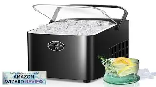 FOHERE Ice Maker Machine with Handle 28lbs in 24H 2 Sizes Review