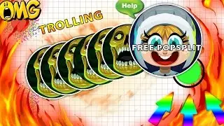 Agar.io - NEW BEST TROLL // FUNNIEST TROLLING EVER! // 