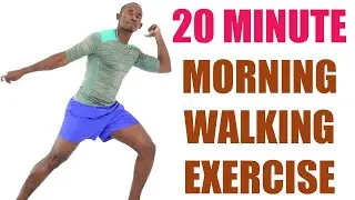 Morning Walking Exercise at Home/ 20 Minute Home Walking Exercise