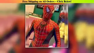 Maguire Raimi Spiderman Cosplay 3D Logo & Bodysuit Superhero Spiderman Zentai Suits Spandex